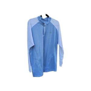 Rebox Blue 1/4 Zip Mens‎ Pullover - Men's Size X-large